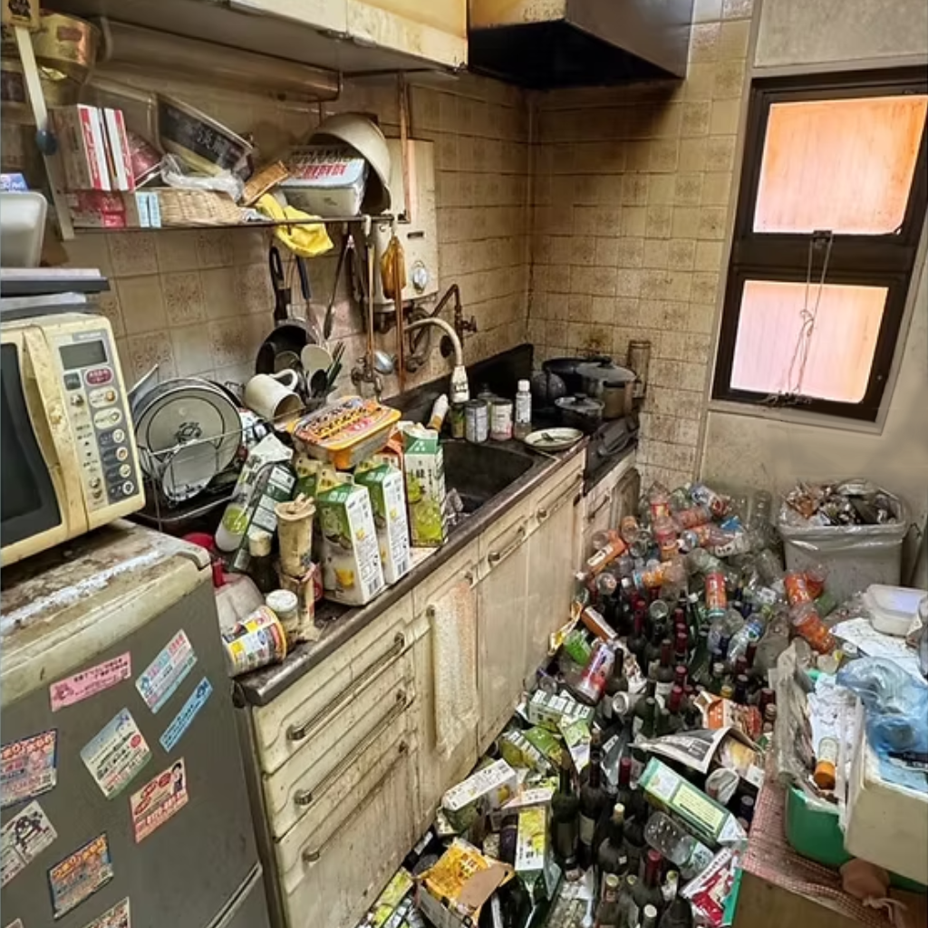 引越しに伴う不用品回収 Before